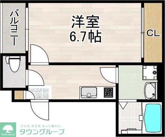 プルミエール角割町の物件間取画像