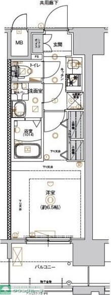 CREST TAPP平安通の物件間取画像