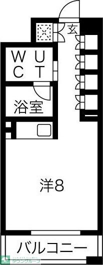 白川公園パークマンションの物件間取画像