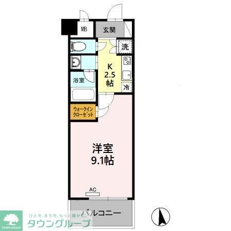 グラン　シャリオ　金山の物件間取画像