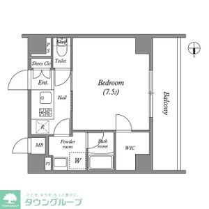 ディアレイシャス大須赤門通本町の物件間取画像