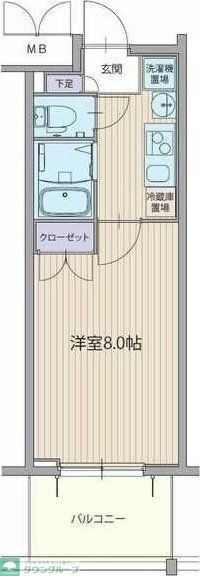 パルティール上前津の物件間取画像