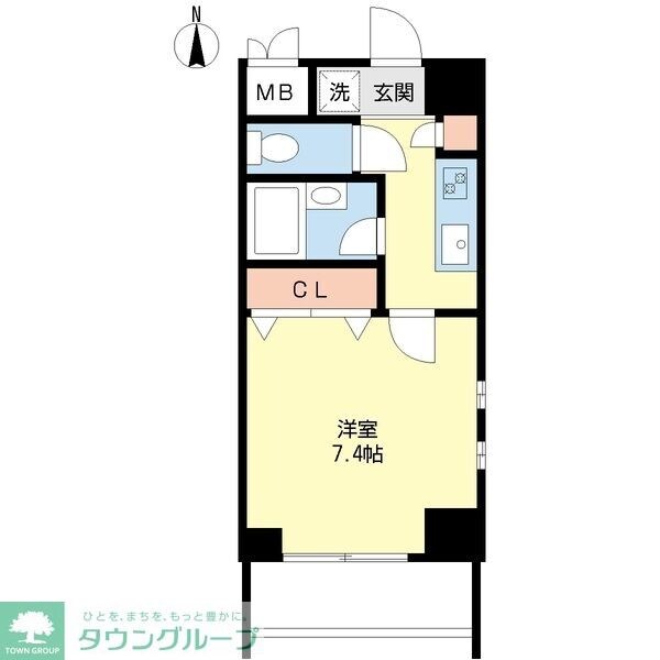 プロシード太閤通の物件間取画像