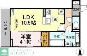 ルヴィータ庄内通の物件間取画像