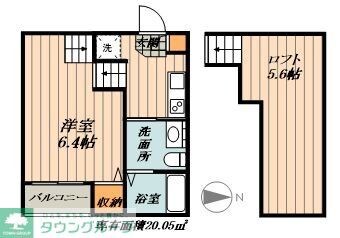 シェモア中島町の物件間取画像