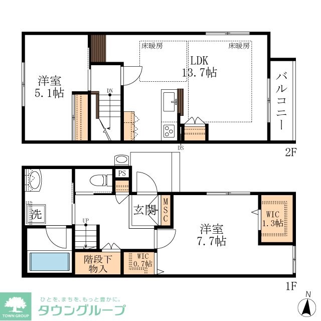 Ｃａｌｍｅ　Ｂｏｉｓ　鶴舞の物件間取画像