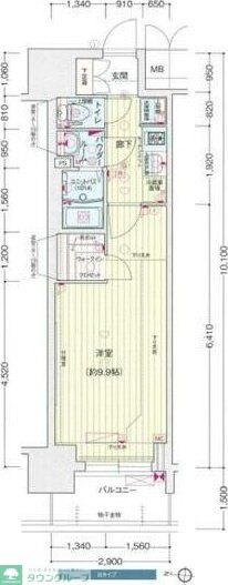 プレサンス丸の内リラティの物件間取画像