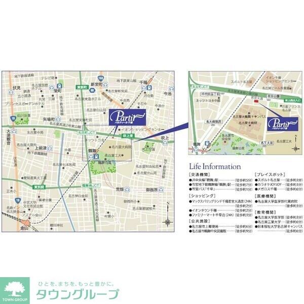 パルティール千種の物件内観写真