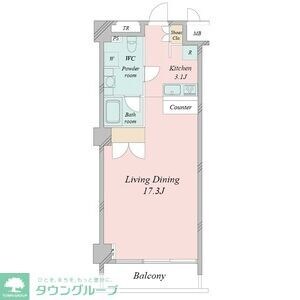 スクエア名駅南の物件間取画像
