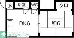 第1七福荘の物件間取画像