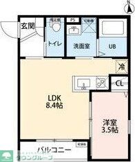 クラムズ黄金の物件間取画像