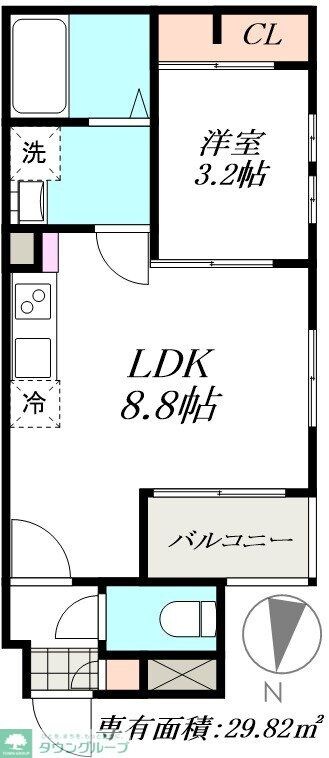 Cherim日比野Graceの物件間取画像