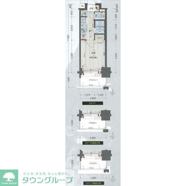 プレサンス名古屋STATIONアブソリュートの物件間取画像