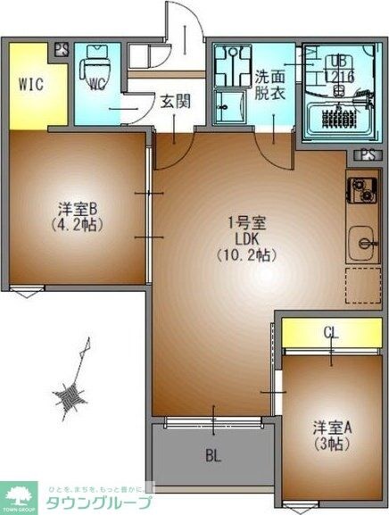REGALEST観音の物件間取画像