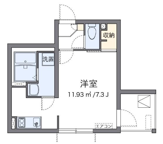 クレイノサンサーラ２の物件間取画像