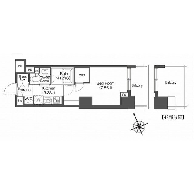 コンフォリア西荻窪の物件間取画像