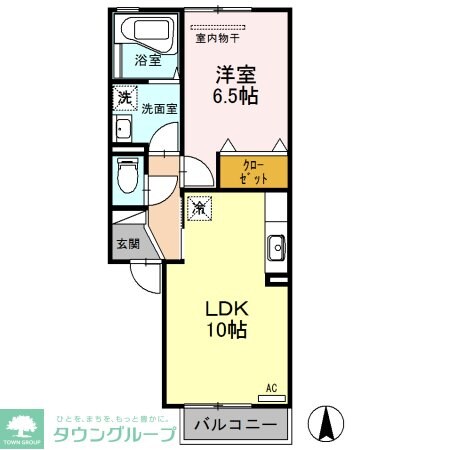 リビングタウンＳＡＫＵＲＡ　Iの物件間取画像