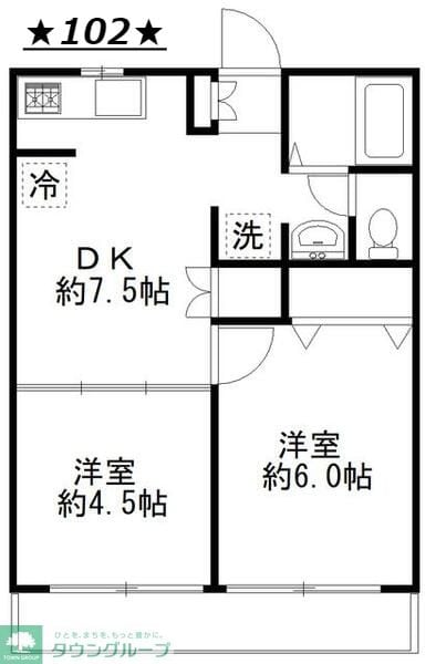 モンペール高円寺の物件間取画像