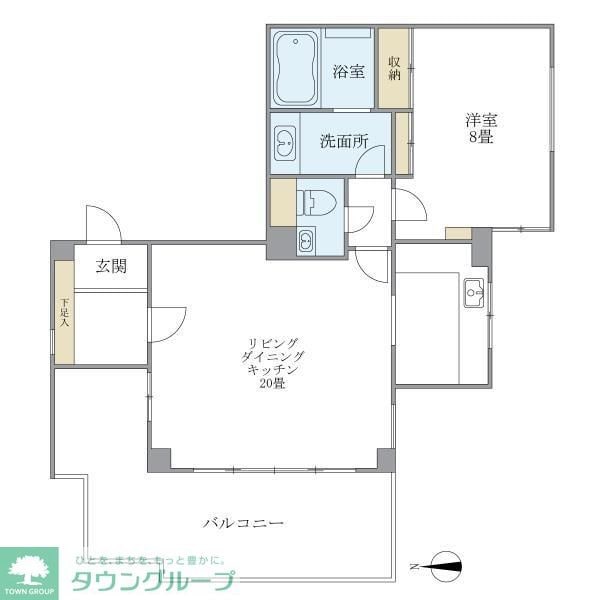 ベルパレス目白の物件間取画像