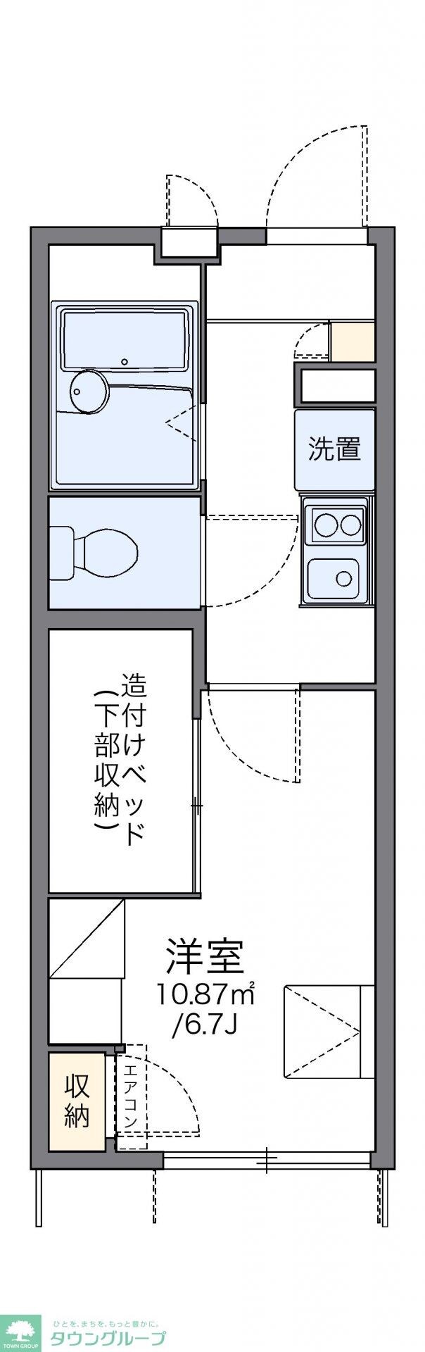 レオパレスセレーヌ新高円寺の物件間取画像