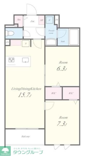 Stadt Nerima-kasugachoの物件間取画像