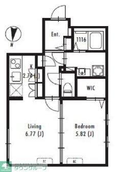 プライマル中野新橋の物件間取画像