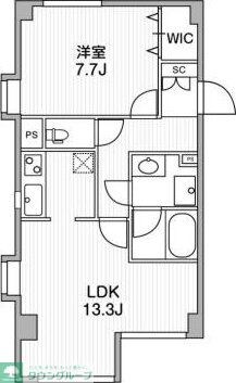コーナーハウスの物件間取画像