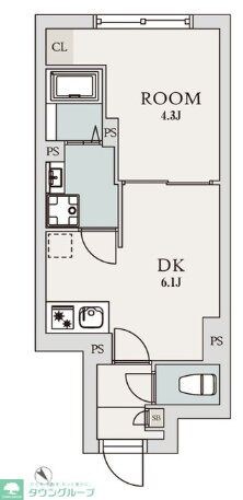 エルファーロ善福寺の物件間取画像