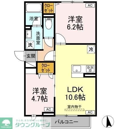 セレスティア岡本の物件間取画像