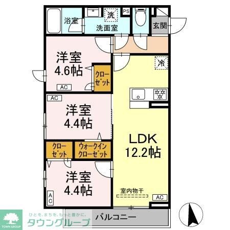 セレスティア岡本の物件間取画像