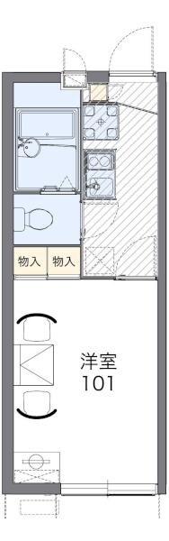 レオパレスライスワンの物件間取画像