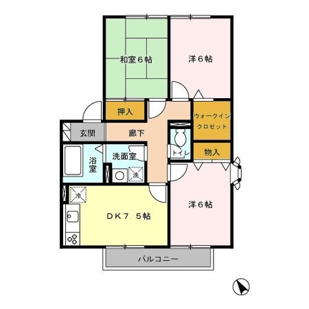 タウンホーム彩の物件間取画像