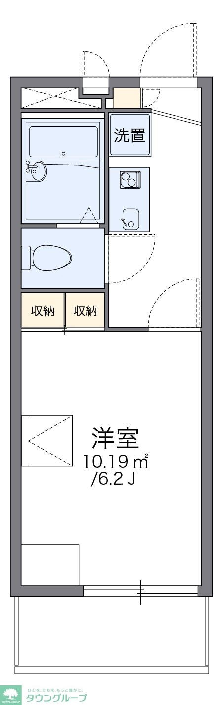 レオパレス上北台の物件間取画像