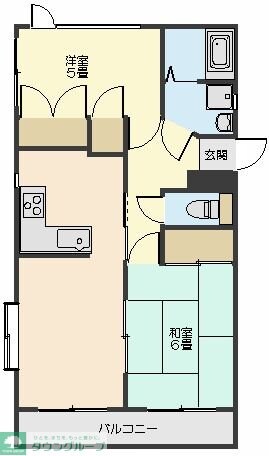 ドミール仲の物件間取画像