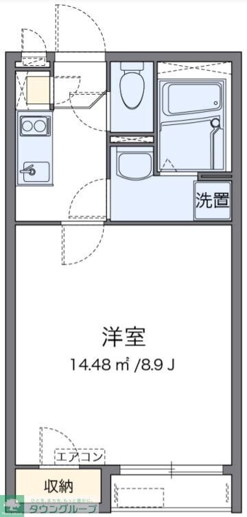 クレイノグランドソレーユIの物件間取画像