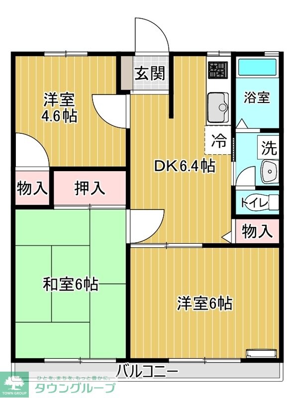 物件間取画像