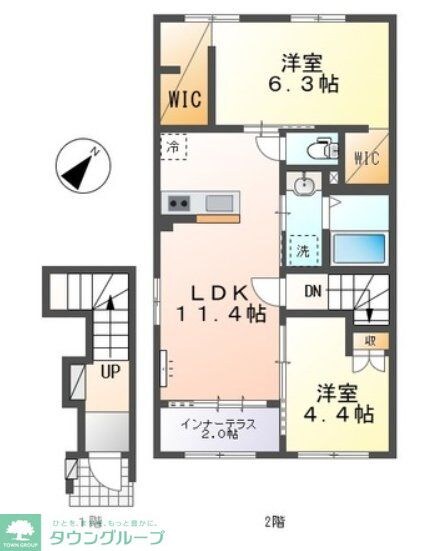 クレリアの物件間取画像