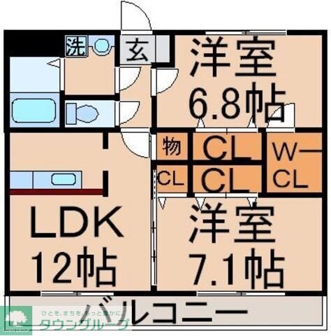 物件間取画像