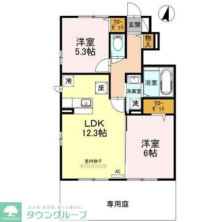 ファヴォーレIIの物件間取画像