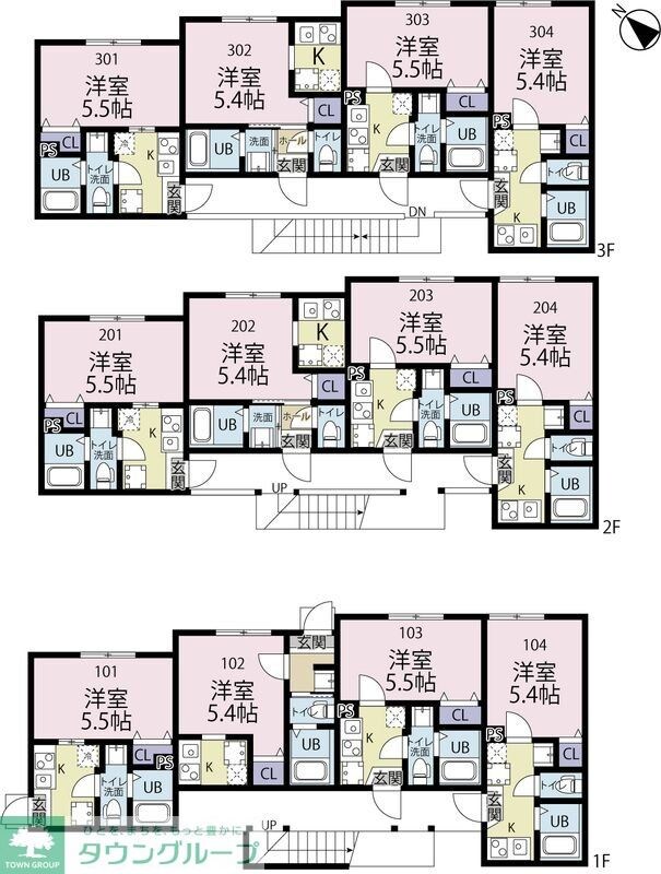 （仮称）追浜新築共同住宅の物件間取画像