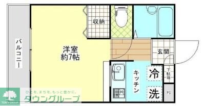 グリーンベルハイツの物件間取画像