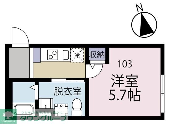 ベイテラス追浜夏島の物件間取画像