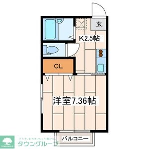 コリーヌ上町の物件間取画像