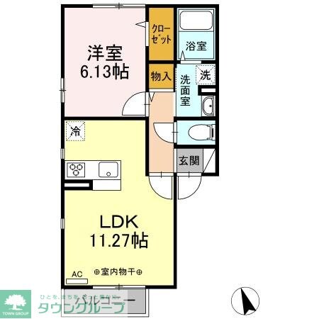 サンハイムVIIの物件間取画像