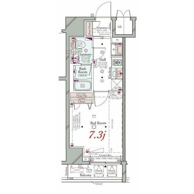 コンシェリア KAWASAKI MASTER'S VILLAの物件間取画像