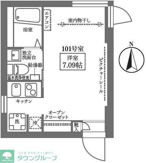 ＣＯＣＯＣＵＢＥ川崎の物件間取画像