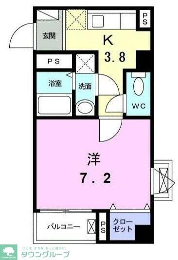 センツァ　フィーネ元住吉の物件間取画像