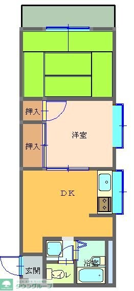 アオバハイツの物件間取画像