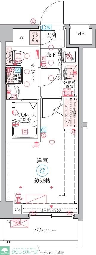クレヴィスタ横浜矢向の物件間取画像