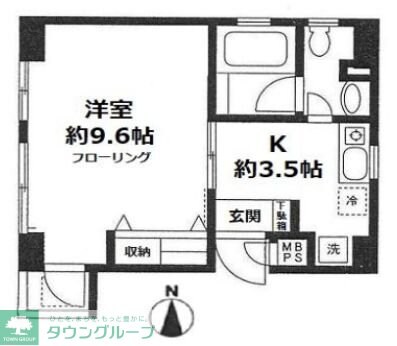 クレベールの物件間取画像